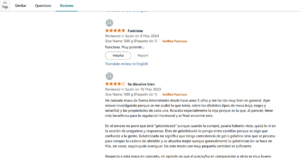 Opiniones Clientes Amazon