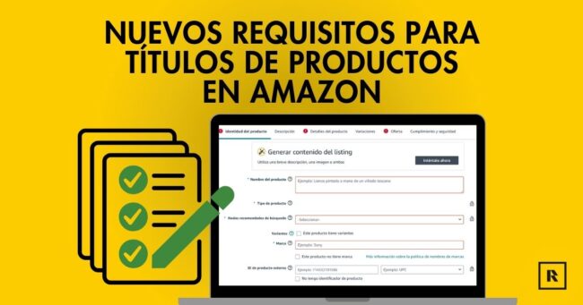 requsitos titulo productos amazon