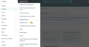 Acceso Informe inventario y reembolso Amazon