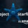 Imagen de una estrella con diseño tech en color azul con fondo negro, y texto color blanco que dice "Project Starfish IA de amazon"